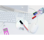 Feutre CD edding 8400 ogive 0,5-1mm bleu