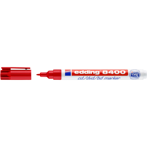 Cd marker edding 8400 rond 0.5-1.0mm rood