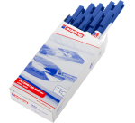 Feutre CD edding 8400 ogive 0,5-1mm bleu