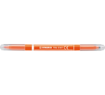 Viltstift STABILO Trio 2 in 1 assorti etui à 10 stuks