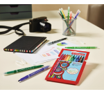 Viltstift STABILO Trio 2 in 1 assorti etui à 10 stuks