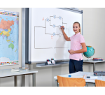 Marqueur tableau blanc edding 363 biseauté 1-5mm assorti set de 4 pièces