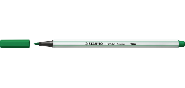 STABILO Pen 568/36 Brush Pen Emerald Green