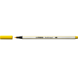 Feutre pinceau STABILO Pen 568/44 jaune