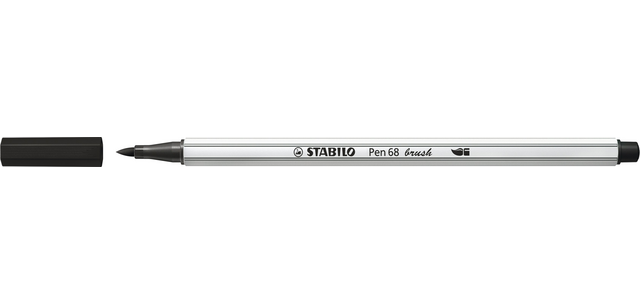 Brushstift STABILO Pen 568/46 zwart