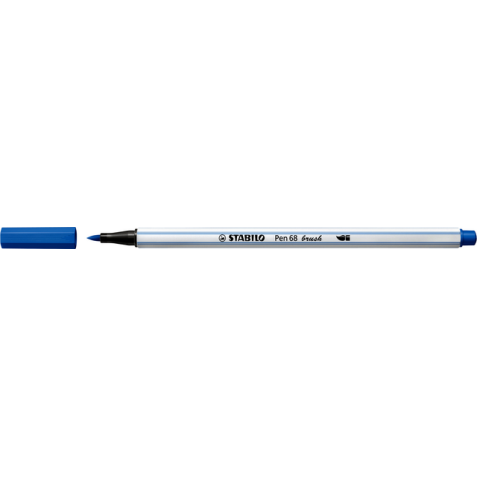 Brushstift STABILO Pen 568/41 donkerblauw