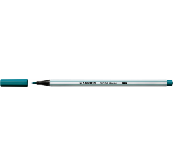 Feutre pinceau STABILO Pen 568/51 bleu vert