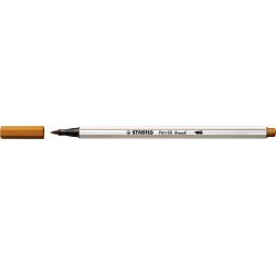 Feutre pinceau STABILO Pen 568/89 ocre foncé