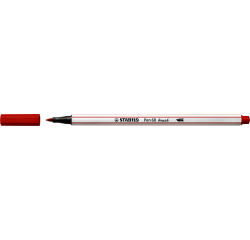 Feutre pinceau STABILO Pen 568/48 rouge carmin