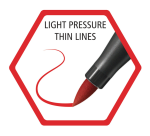 Feutre pinceau STABILO Pen 568/48 rouge carmin