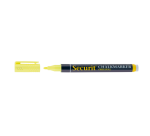 Krijtstift Securit SMA-100 rond 1-2mm geel/oranje/roze/paars blister à 4 stuks