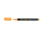 Krijtstift Securit SMA-100 rond 1-2mm geel/oranje/roze/paars blister à 4 stuks