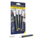 Feutre-craie Securit SMA-100 ogive 1-2mm blanc blister 4 pièces