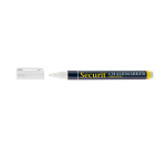 Feutre-craie Securit SMA-100 ogive 1-2mm blanc blister 4 pièces