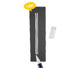 Feutre-craie Securit SMA-100 ogive 1-2mm blanc blister 4 pièces