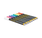 Krijtstift Securit SMA-100 rond ass 1-2mm blister à 7 stuks