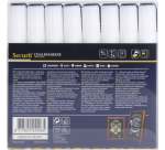 Feutre-craie Securit SMA-510 biseau 2-6mm blanc étui 8 pièces