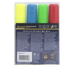Securit Chalk Marker SMA-720 square 7-15mm assorted set of 4 pieces