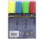 Securit Chalk Marker SMA-720 square 7-15mm assorted set of 4 pieces