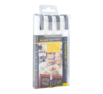 Feutre-craie Securit SMA-510 biseau 2-6mm blanc blister 4 pièces