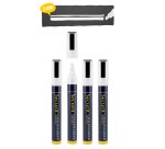 Feutre-craie Securit SMA-510 biseau 2-6mm blanc blister 4 pièces