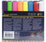 Securit Chalk Marker SMA-510 Chisel 2-6mm Assorted Pack of 8 Pieces
