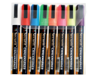 Krijtstift Securit SMA-510 schuin 2-6mm assorti blister à 8 stuks