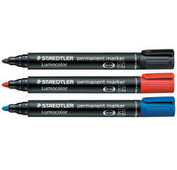 Marqueur permanent rechargeable Staedtler Lumocolor 352 pointe ogive 2 mm noir