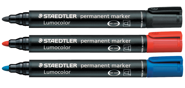 Viltstift Staedtler 352 rond zwart 2mm