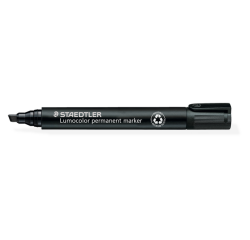 Marqueur Staedtler Lumocolor 350 permanent biseau 2-5mm noir