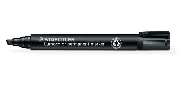 Viltstift Staedtler Lumocolor 350 permanent schuin zwart