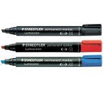 Viltstift Staedtler Lumocolor 350 permanent schuin zwart