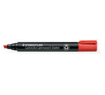 Staedtler Lumocolor 350 permanent chisel marker 2-5mm red