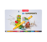 Feutre Bruynzeel Creatives Superpoints boîte 25 couleurs