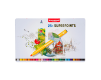 Viltstift Bruynzeel Super Points blik à 25 kleuren
