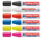 Marqueur Vitre edding 4090 biseau 4-15mm blanc
