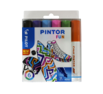 Feutre PILOT Pintor Fun Medium assorti étui 6 pièces