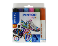 Feutre PILOT Pintor Fun Medium assorti 6 pièces