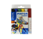 Feutre PILOT Pintor Classic Fin assorti étui 6 pièces