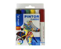 Feutre PILOT Pintor Classic Fin assorti 6 pièces