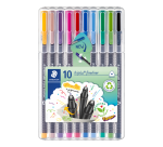 Fineliner Staedtler Triplus 334 assorti 0,3mm 10 pièces