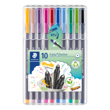 Staedtler Triplus Fineliner 334 assorted 0.3mm 10 pieces
