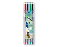 Staedtler Triplus Fineliner 334 assorted 0.3mm 4 pieces