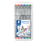 Fineliner Staedtler 308 0,3mm assorti set 6 pièces