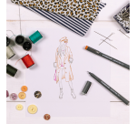 Fineliner Staedtler 308 0,3mm assorti set 6 pièces