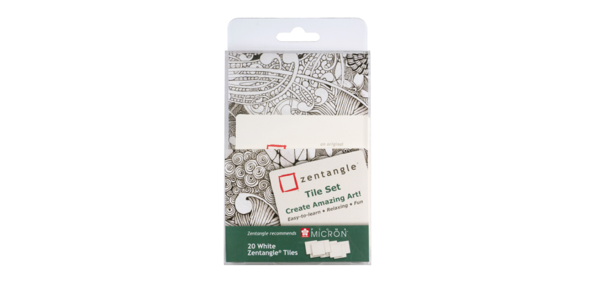Sakura Zentangle drawing kit white set 20 patterns