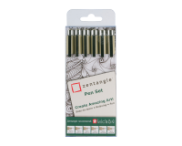 Kit dessin Sakura Zentangle noir set 6 stylos