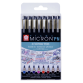 Fineliner Sakura Pigma Micron 0,4mm assorti blister 8 pièces