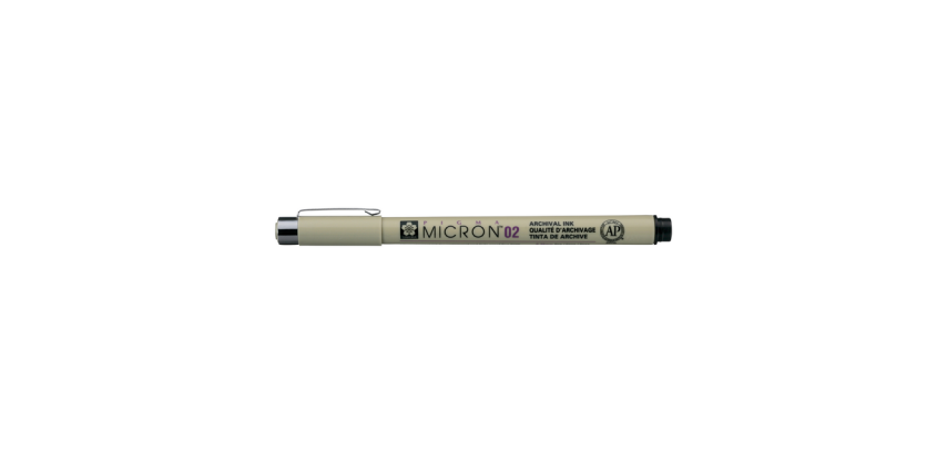 Fineliner Sakura Pigma Micron 02 0,3mm noir