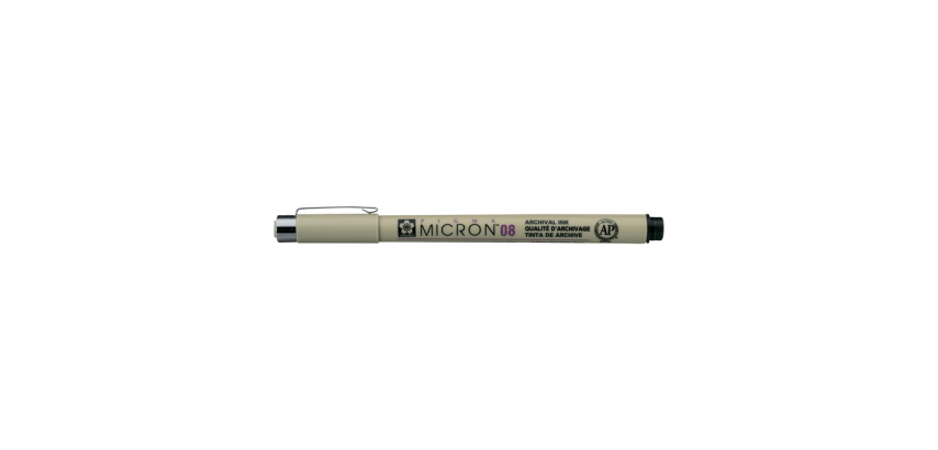 Fineliner Sakura Pigma Micron 08 0,5mm noir